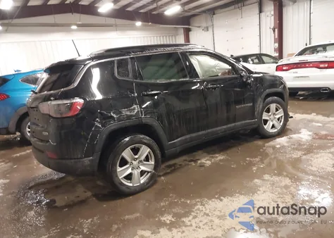 2022 Jeep Compass Latitude Fwd from USA, damaged, VIN 3C4NJCBB6NT229649